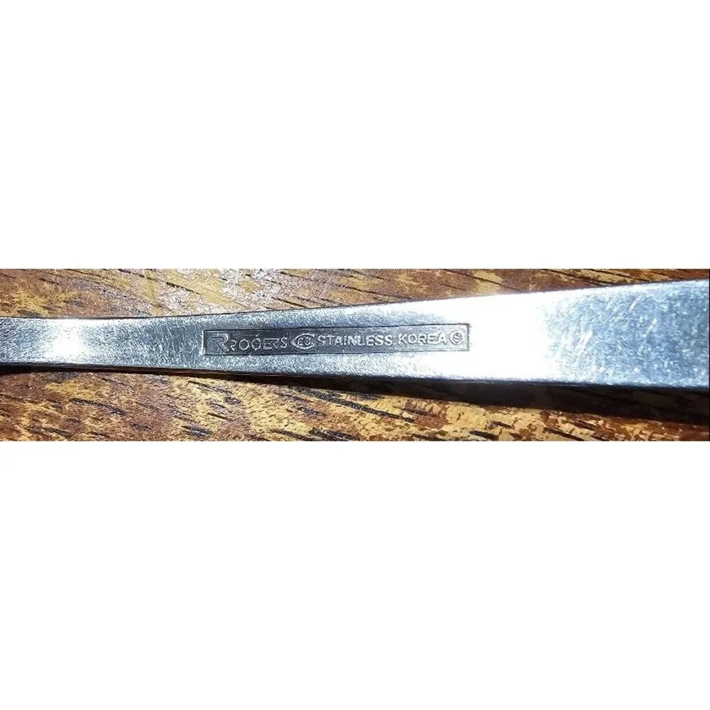 VTG ROGERS Stanley Roberts CASA VISTA Stainless Dinner Teaspoon Spoon Japan MCM